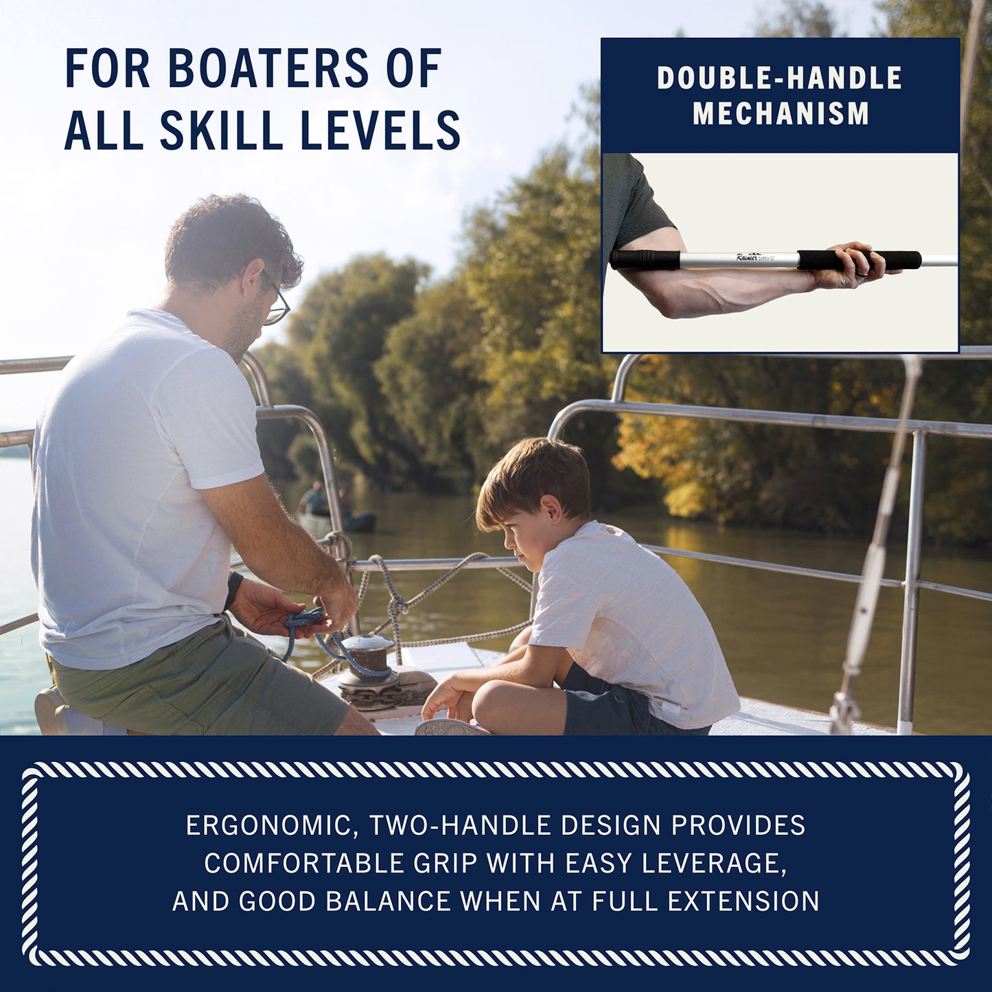 Rainier Supply Co Telescoping Boat Hook
