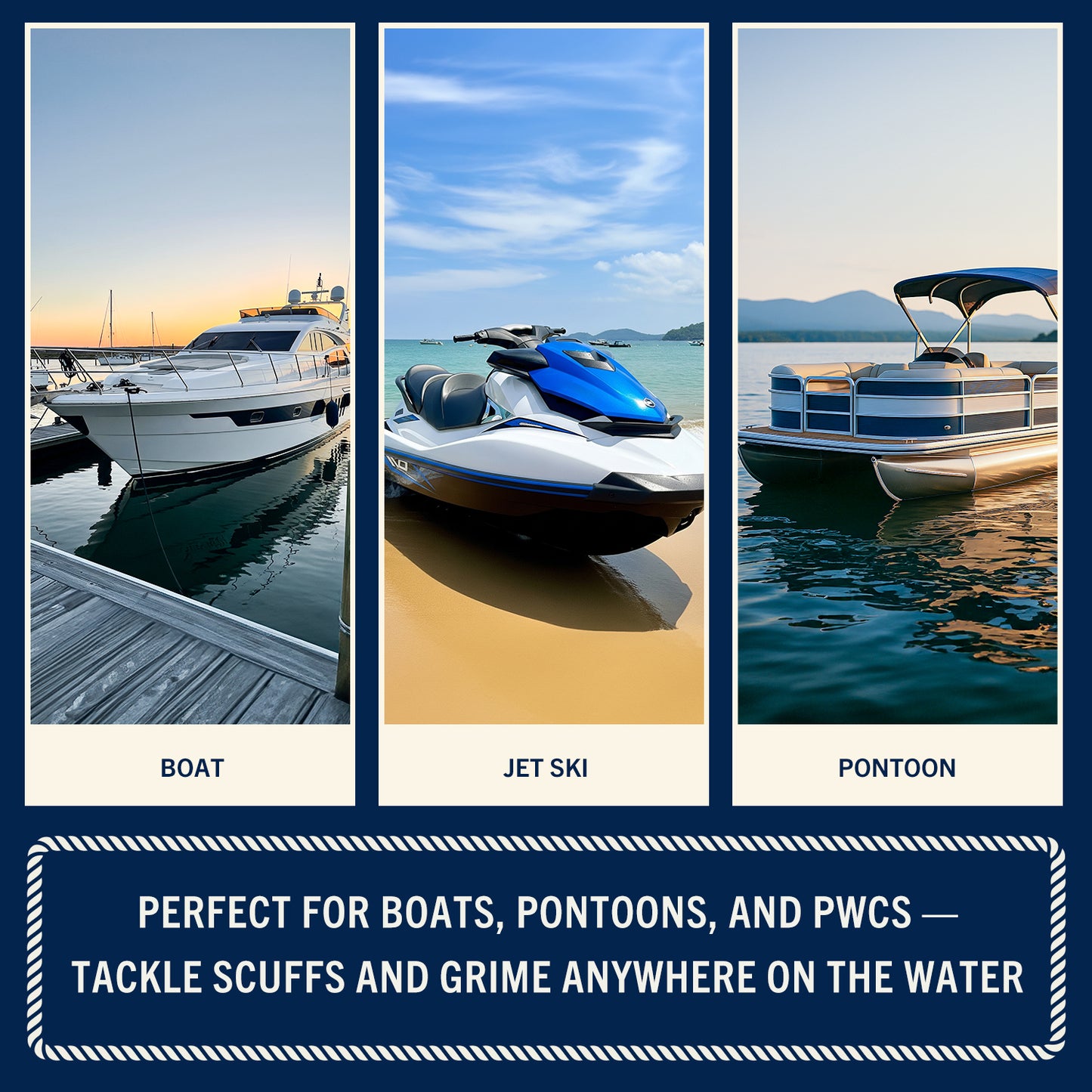 RainierSupplyCo Boat Sponge Scuff Eraser