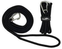 Load image into Gallery viewer, Rainier Supply Co PWC Dock Lines - 2 Pack 7&#39; x 3/8&quot; Premium Double Braided Nylon PWC Dock Lines with 12&quot; Eyelet, Black