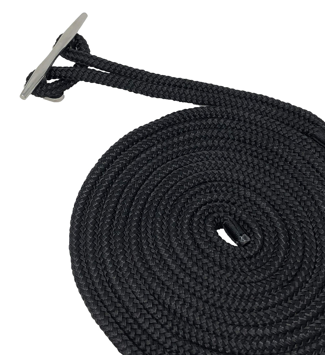 50' Premium Double Braided Nylon Dock Line | Available in 50' x 3/4